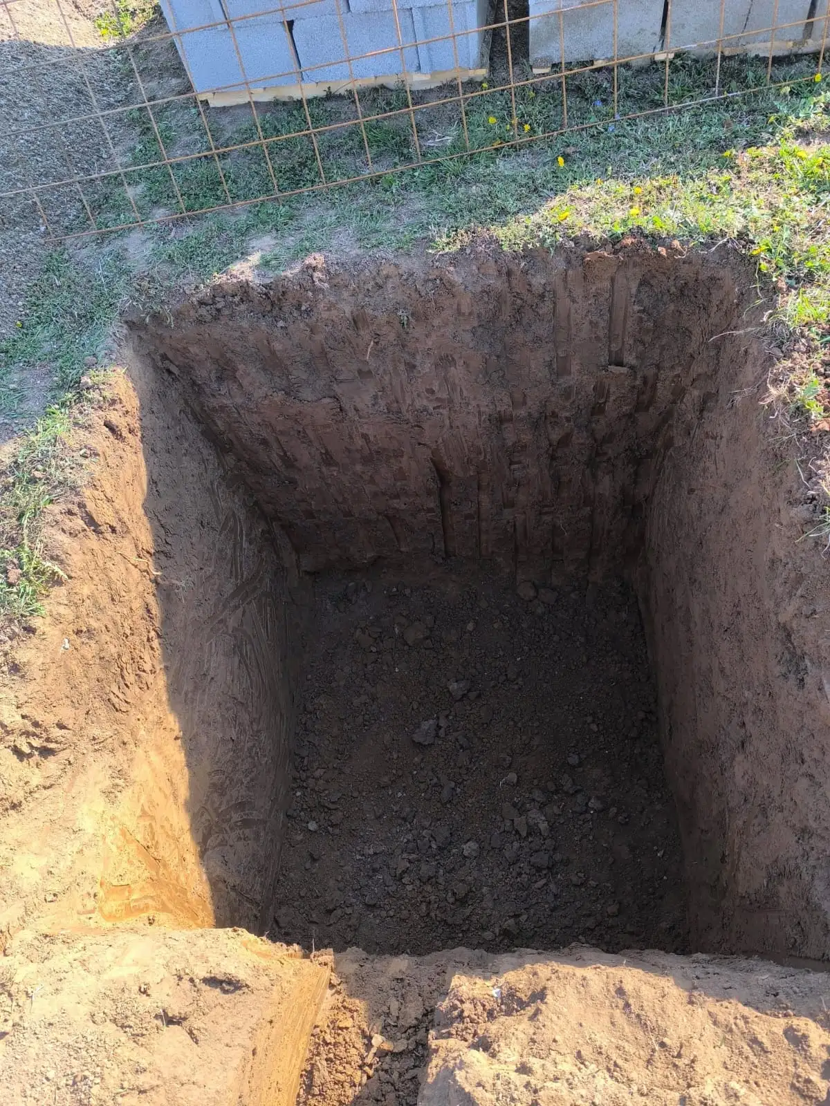 Iskopavanje šahte za vodu