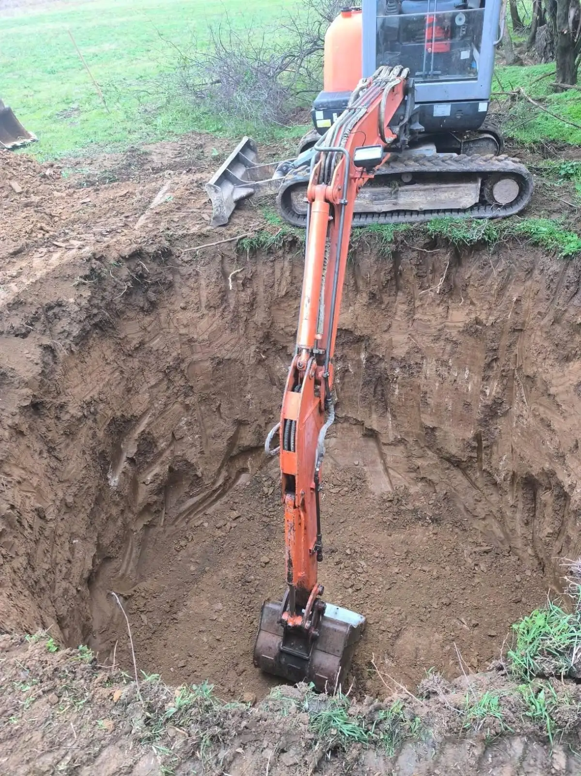 Iskopavanje septičke jame